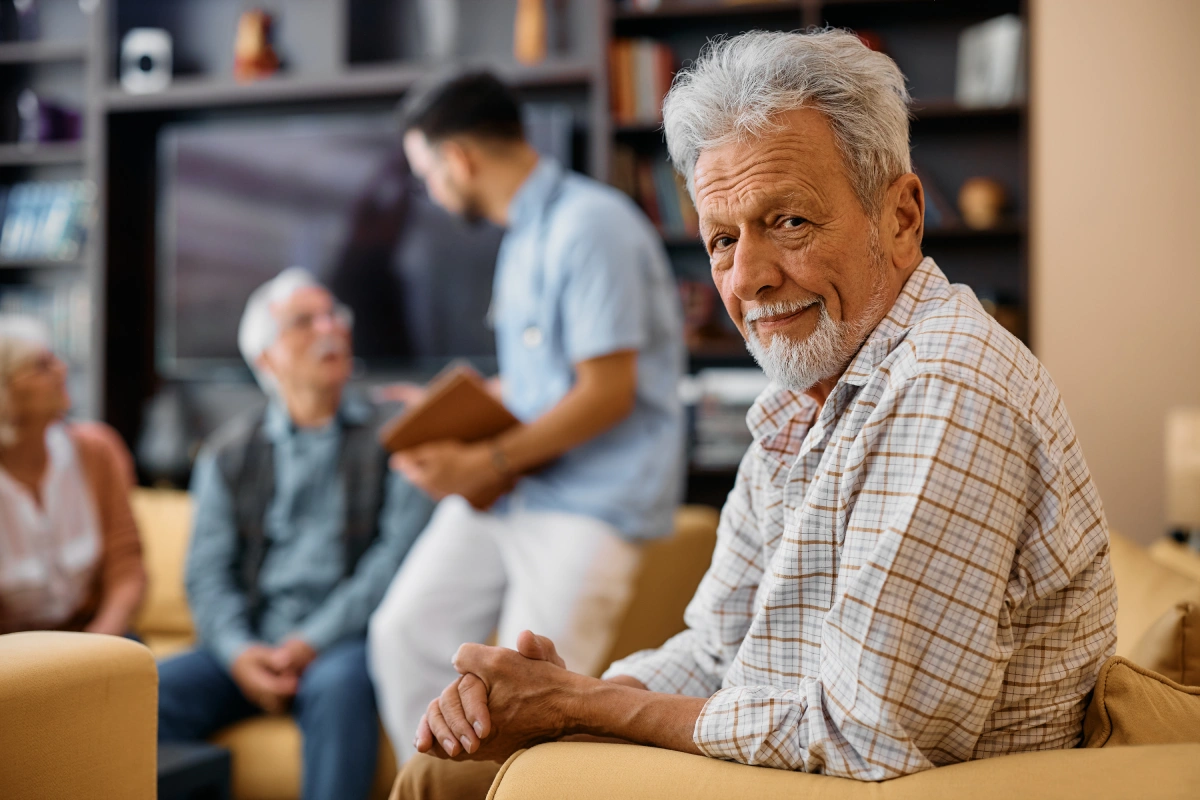 Senior man enjoying independence and flexibility of life